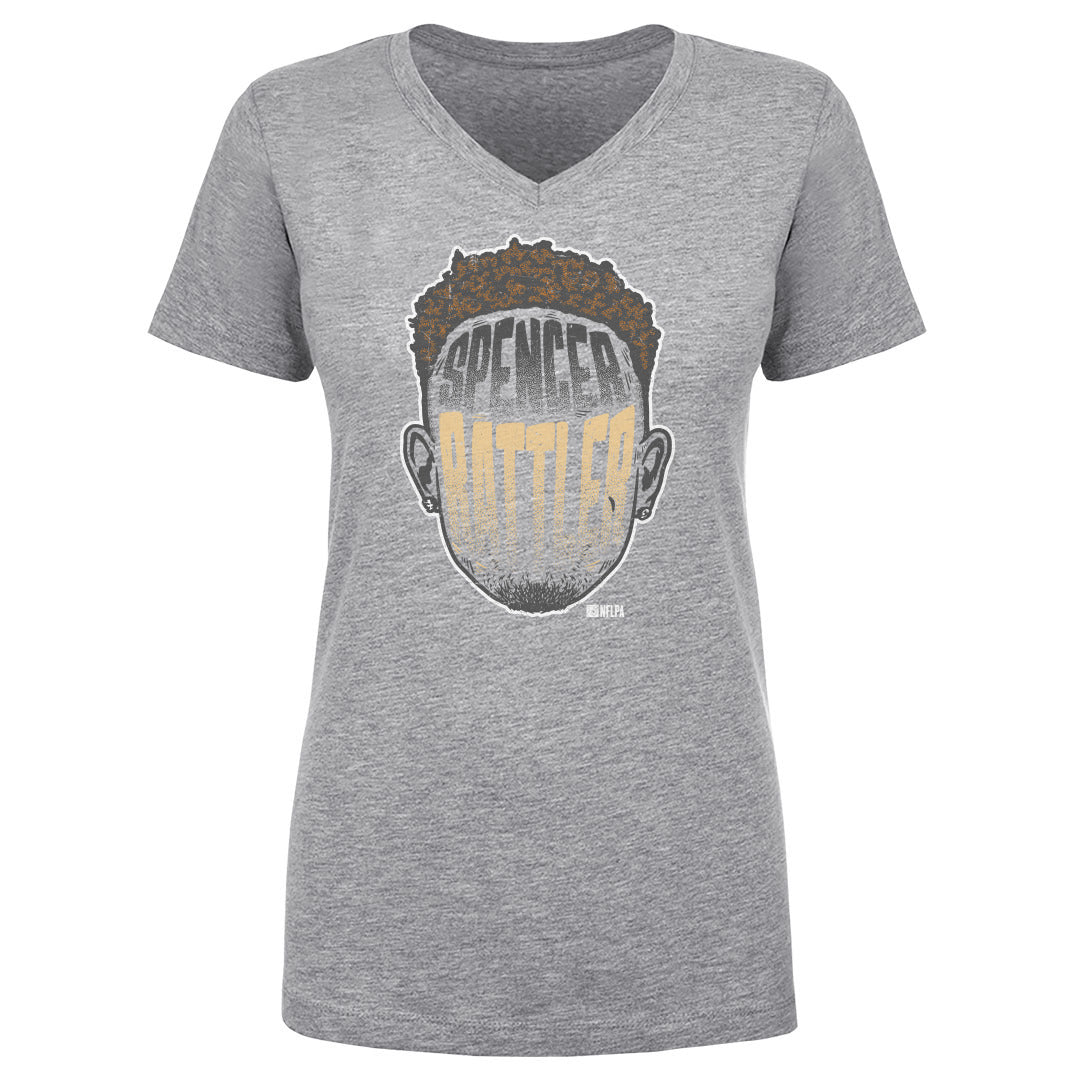 Spencer Rattler Women's V-Neck T-Shirt | 500 LEVEL