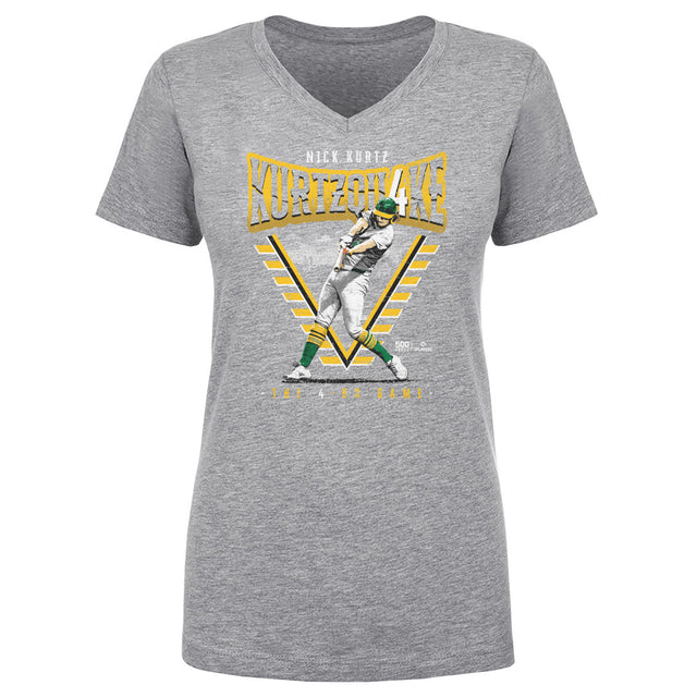 Nick Kurtz Women's V-Neck T-Shirt | 500 LEVEL