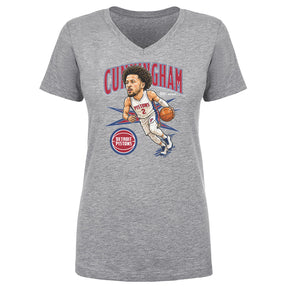 Cade Cunningham Women's V-Neck T-Shirt | 500 LEVEL