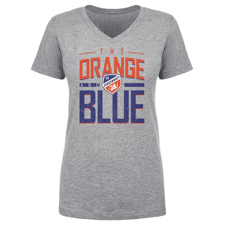 FC Cincinnati Women's V-Neck T-Shirt | 500 LEVEL