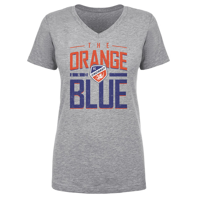 FC Cincinnati Women's V-Neck T-Shirt | 500 LEVEL