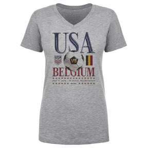 USMNT Women's V-Neck T-Shirt | 500 LEVEL