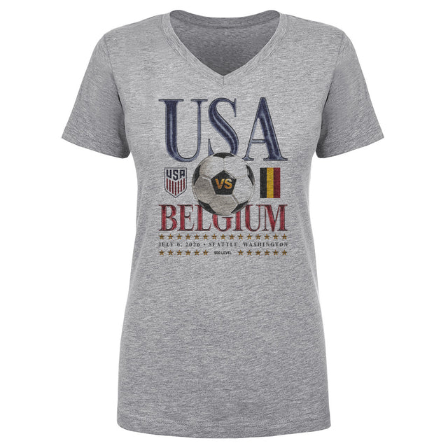 USMNT Women's V-Neck T-Shirt | 500 LEVEL