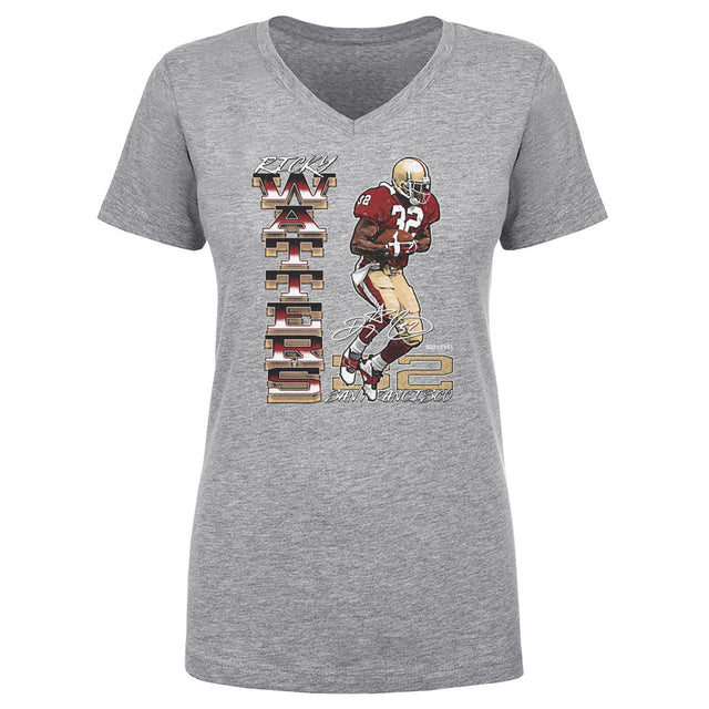 Ricky Watters Women's V-Neck T-Shirt | 500 LEVEL