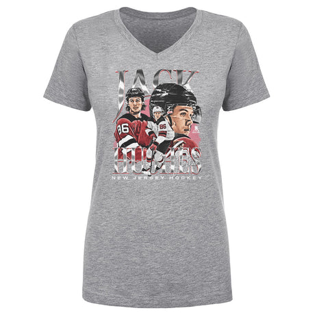 Jack Hughes Women's V-Neck T-Shirt | 500 LEVEL