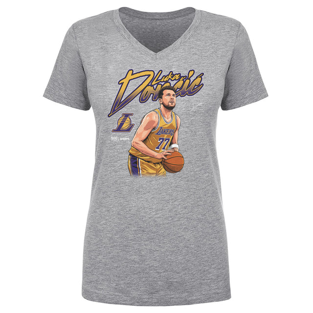 Luka Doncic Women's V-Neck T-Shirt | 500 LEVEL