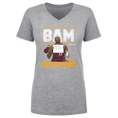 Bam Adebayo Women's V-Neck T-Shirt | 500 LEVEL