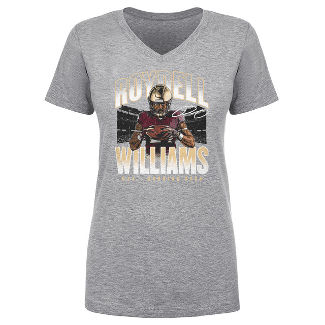 Roydell Williams Women's V-Neck T-Shirt | 500 LEVEL