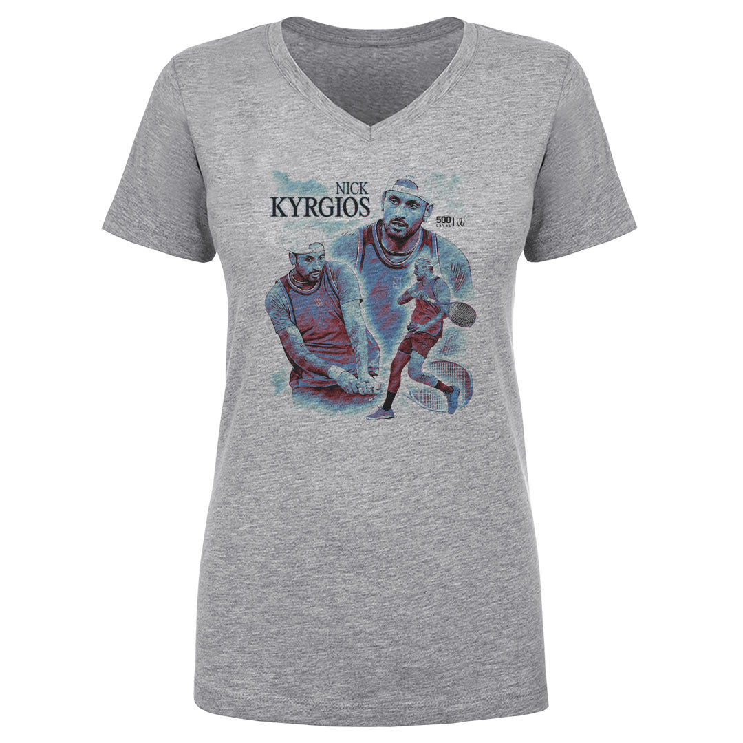 Nick Kyrgios Women's V-Neck T-Shirt | 500 LEVEL
