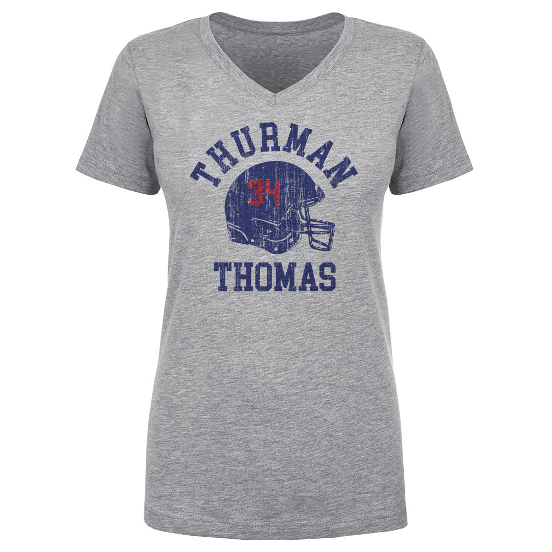 Thurman Thomas Women's V-Neck T-Shirt | 500 LEVEL