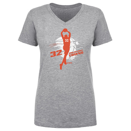 Karl-Anthony Towns Women's V-Neck T-Shirt | 500 LEVEL