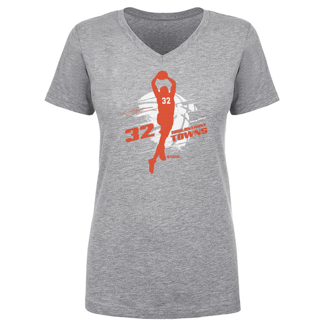 Karl-Anthony Towns Women's V-Neck T-Shirt | 500 LEVEL