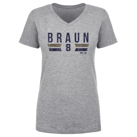 Ryan Braun Women's V-Neck T-Shirt | 500 LEVEL