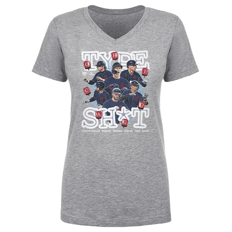 Chicago C Baseball Women's V-Neck T-Shirt | 500 LEVEL