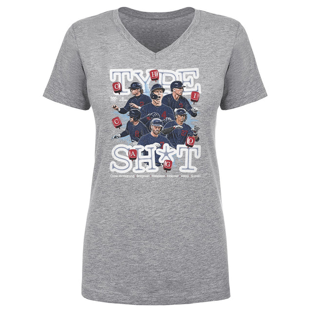 Chicago C Baseball Women's V-Neck T-Shirt | 500 LEVEL