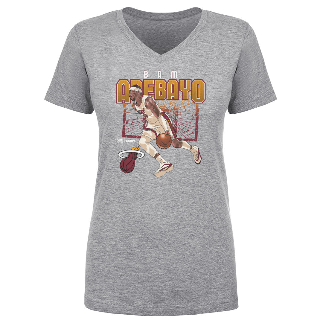 Bam Adebayo Women's V-Neck T-Shirt | 500 LEVEL