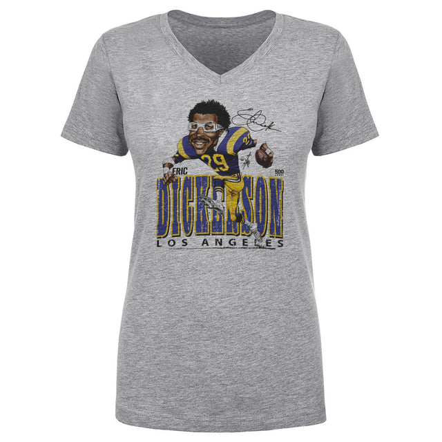 Eric Dickerson Women's V-Neck T-Shirt | 500 LEVEL