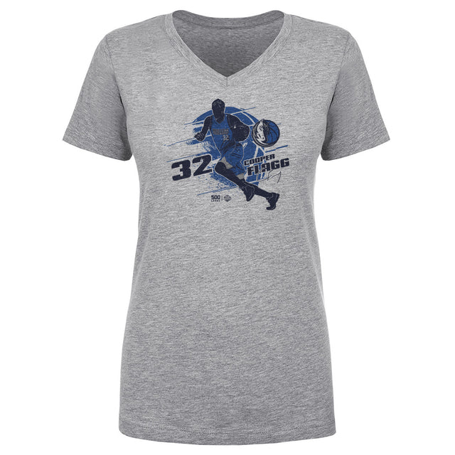 Cooper Flagg Women's V-Neck T-Shirt | 500 LEVEL
