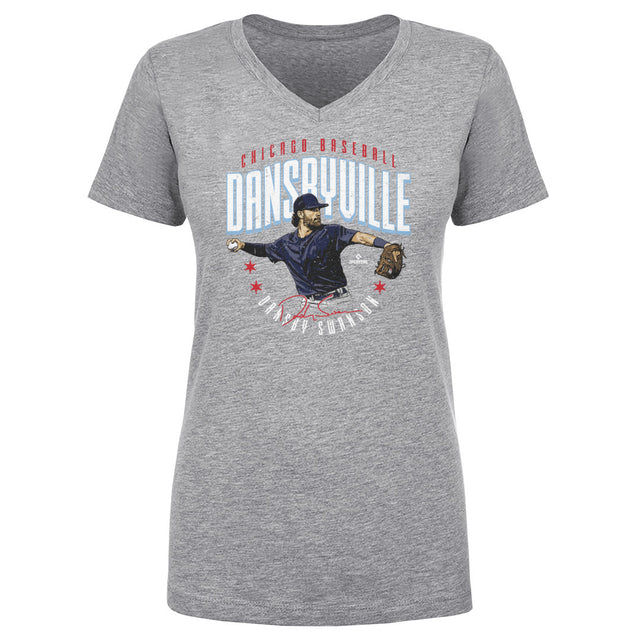 Dansby Swanson Women's V-Neck T-Shirt | 500 LEVEL