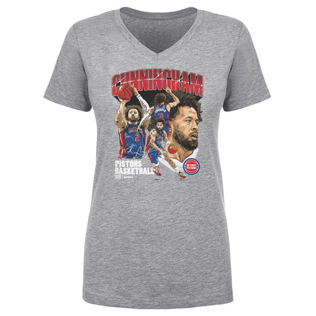 Cade Cunningham Women's V-Neck T-Shirt | 500 LEVEL