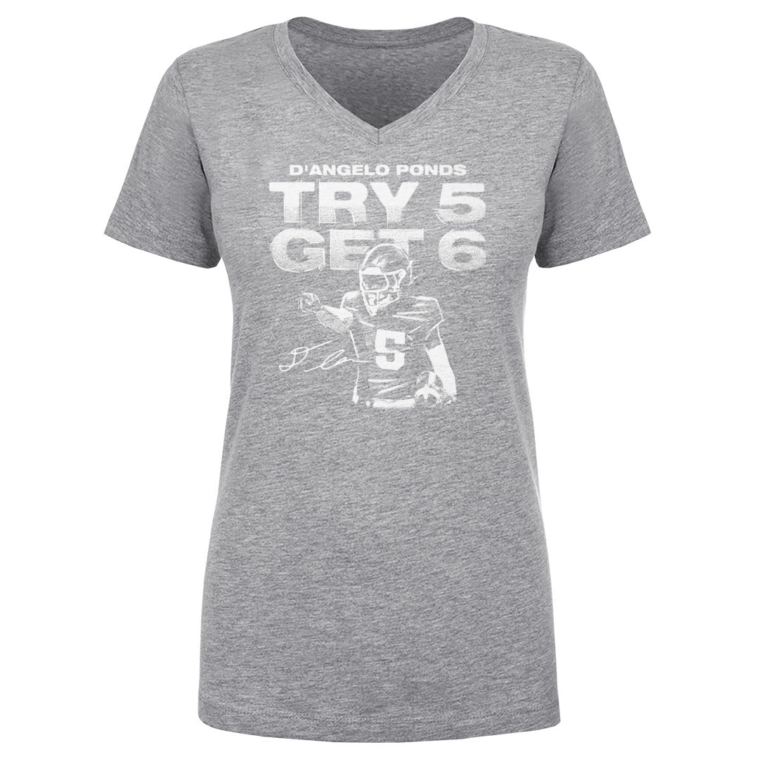 D'Angelo Ponds Women's V-Neck T-Shirt | 500 LEVEL