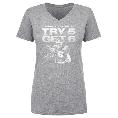 D'Angelo Ponds Women's V-Neck T-Shirt | 500 LEVEL