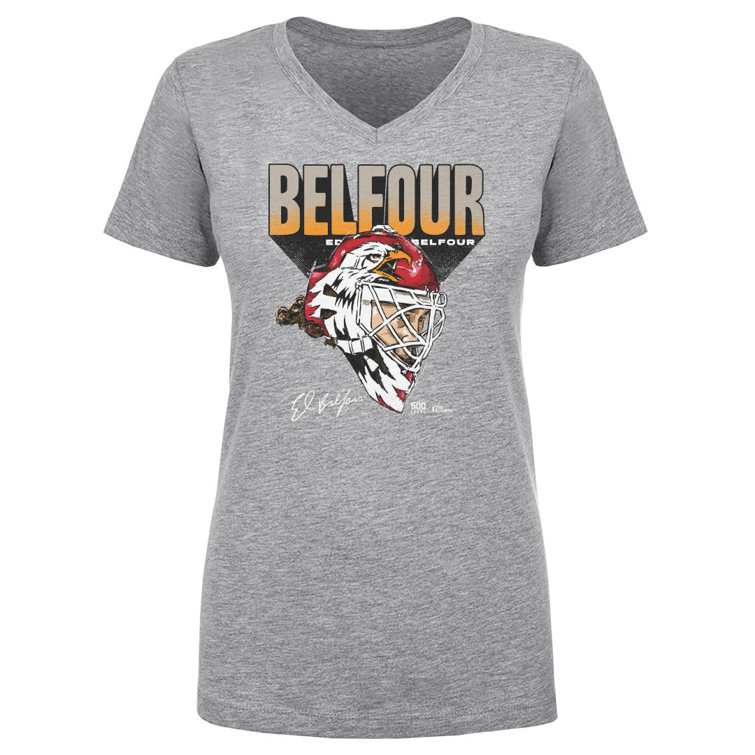 Ed Belfour Women's V-Neck T-Shirt | 500 LEVEL