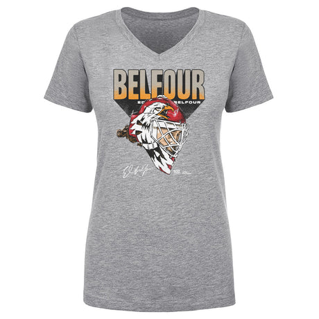 Ed Belfour Women's V-Neck T-Shirt | 500 LEVEL