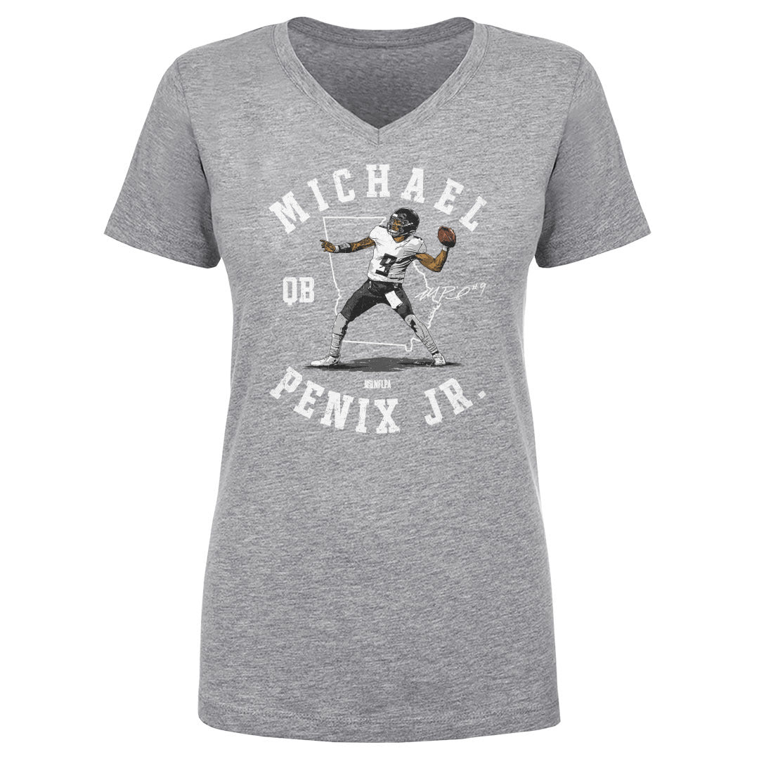 Michael Penix Jr. Women's V-Neck T-Shirt | 500 LEVEL