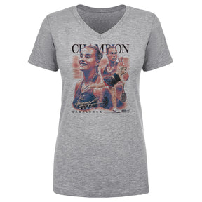 Aryna Sabalenka Women's V-Neck T-Shirt | 500 LEVEL