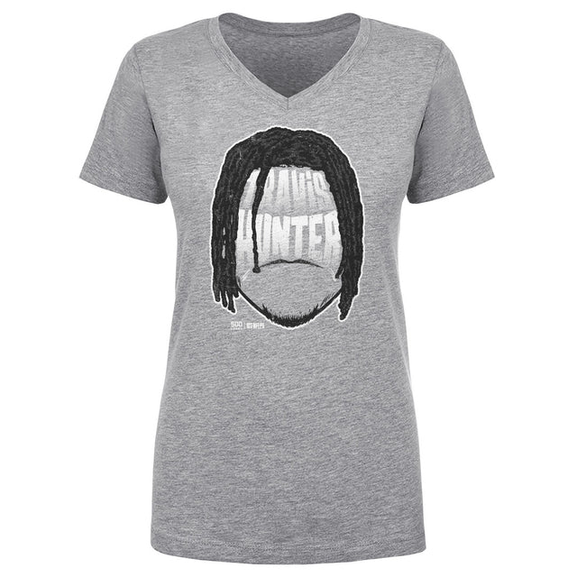 Travis Hunter Women's V-Neck T-Shirt | 500 LEVEL