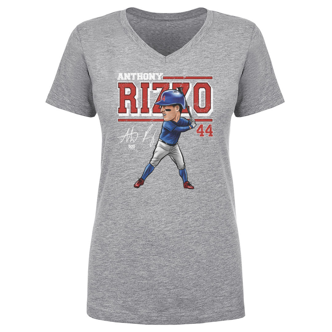 Anthony Rizzo Women's V-Neck T-Shirt | 500 LEVEL