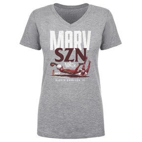 Marvin Harrison Jr. Women's V-Neck T-Shirt | 500 LEVEL