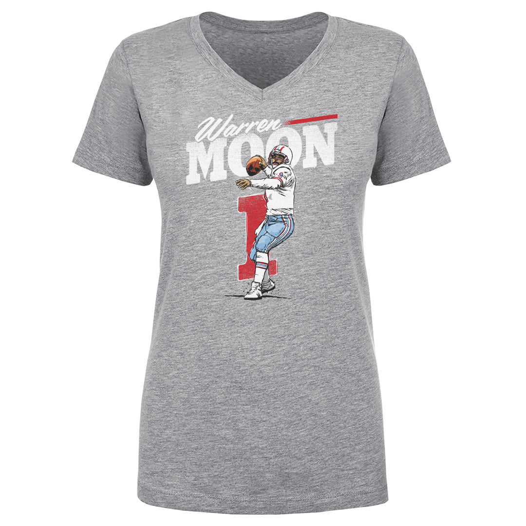 Warren Moon Women's V-Neck T-Shirt | 500 LEVEL