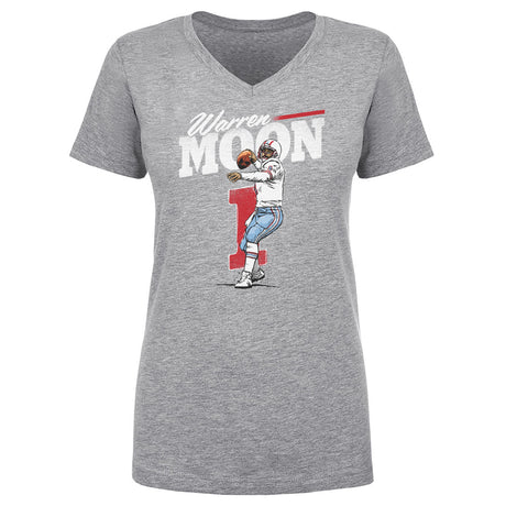 Warren Moon Women's V-Neck T-Shirt | 500 LEVEL
