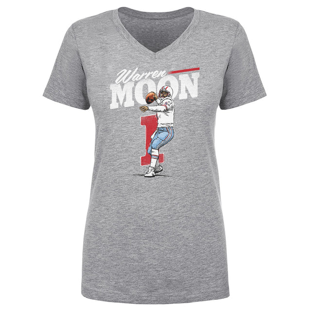 Warren Moon Women's V-Neck T-Shirt | 500 LEVEL