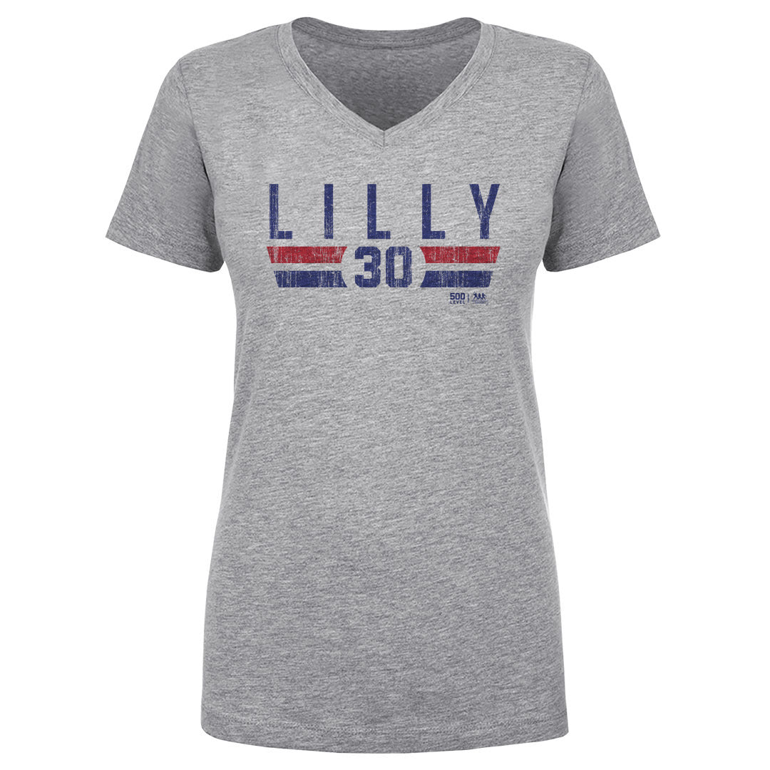 Ted Lilly Women's V-Neck T-Shirt | 500 LEVEL