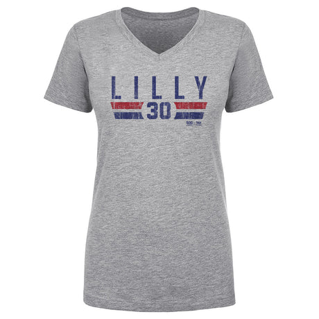 Ted Lilly Women's V-Neck T-Shirt | 500 LEVEL