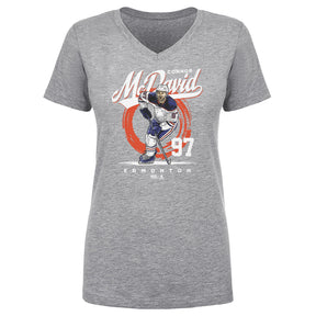 Connor McDavid Women's V-Neck T-Shirt | 500 LEVEL