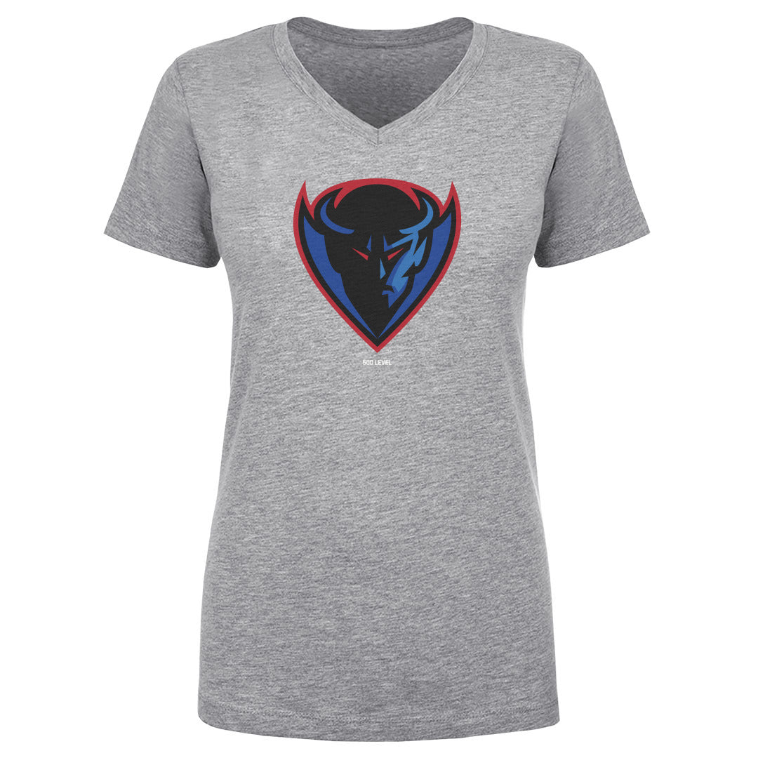 DePaul Blue Demons Women's V-Neck T-Shirt | 500 LEVEL