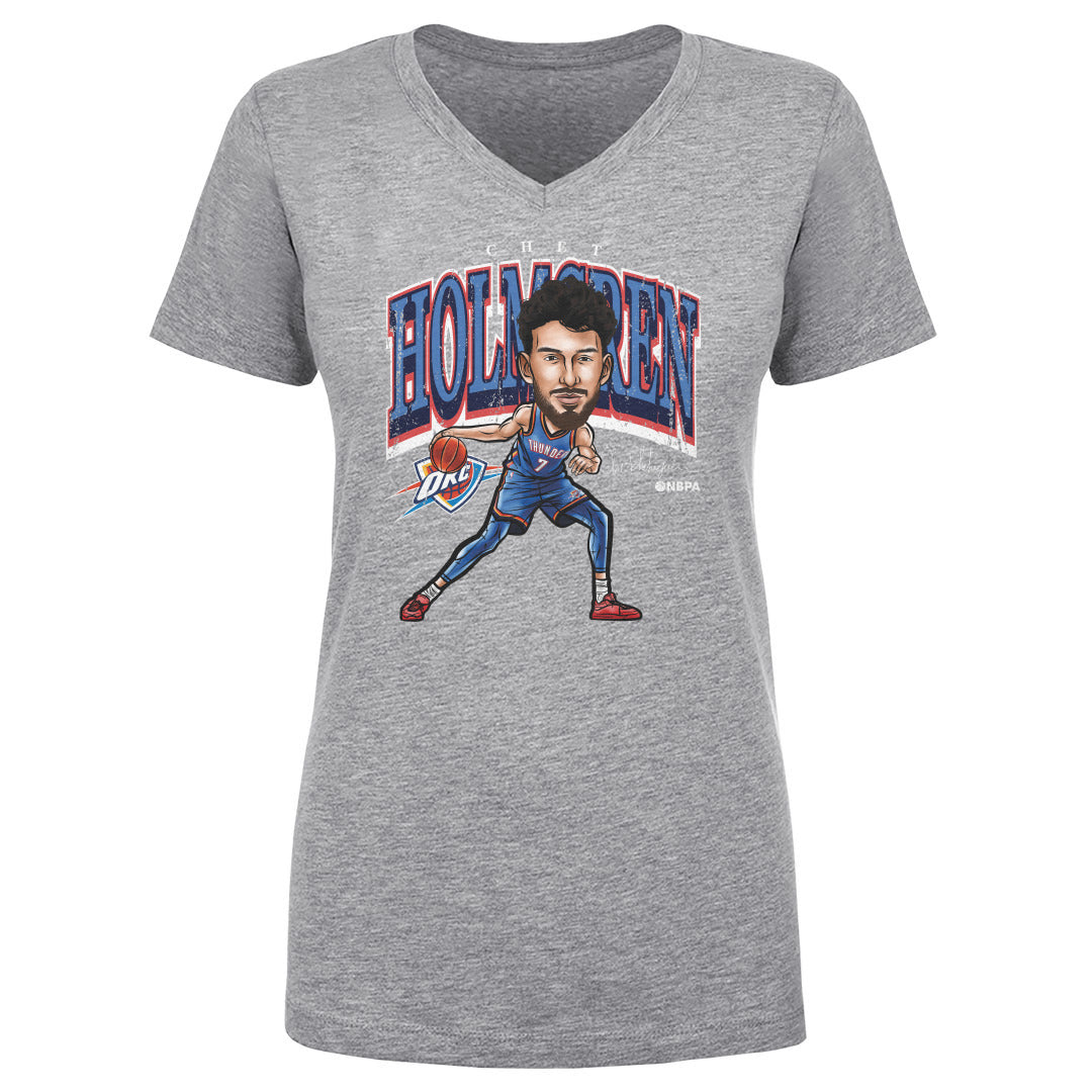 Chet Holmgren Women's V-Neck T-Shirt | 500 LEVEL