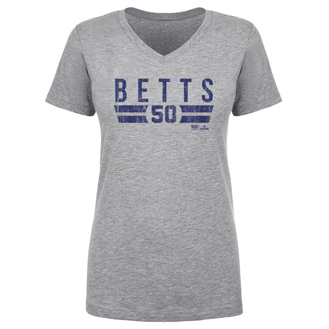 Mookie Betts Women's V-Neck T-Shirt | 500 LEVEL
