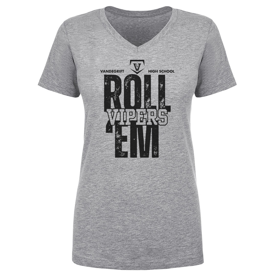 Crown Trio Women's V-Neck T-Shirt | 500 LEVEL