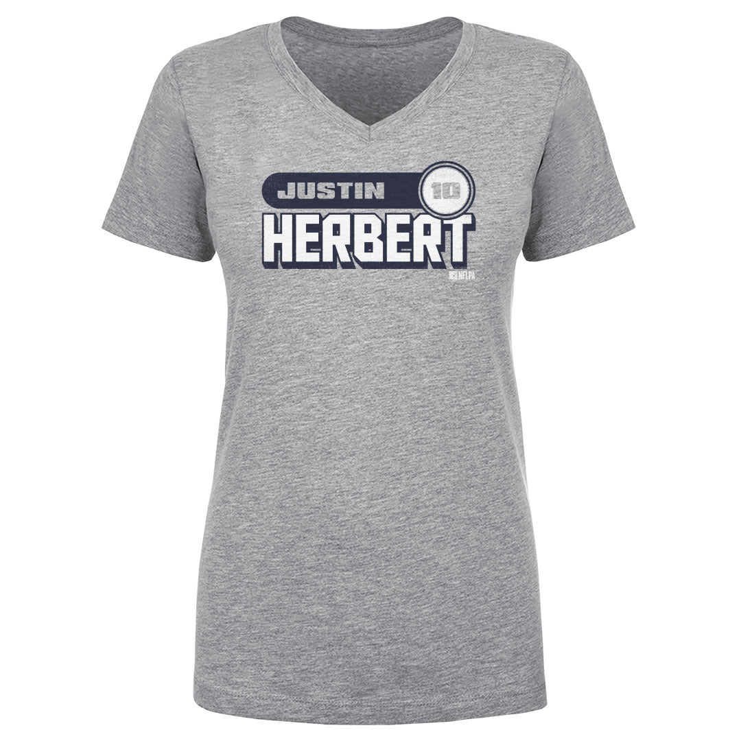 Justin Herbert Women's V-Neck T-Shirt | 500 LEVEL