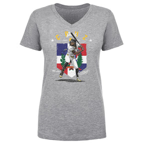 Oneil Cruz Women's V-Neck T-Shirt | 500 LEVEL