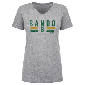 Sal Bando Women's V-Neck T-Shirt | 500 LEVEL