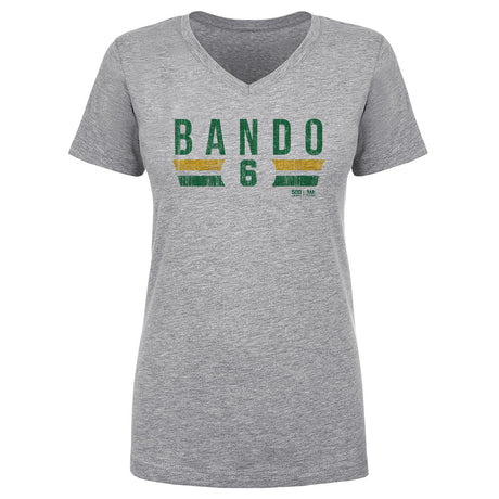 Sal Bando Women's V-Neck T-Shirt | 500 LEVEL