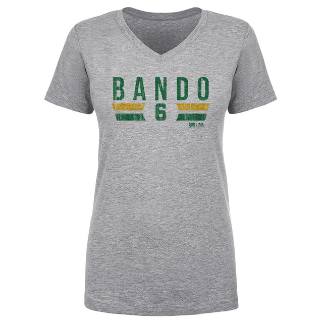 Sal Bando Women's V-Neck T-Shirt | 500 LEVEL