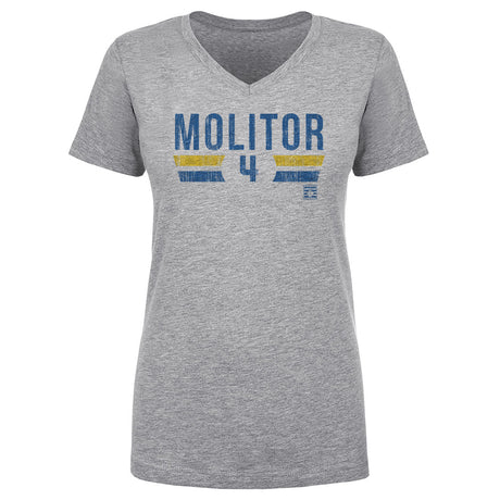 Paul Molitor Women's V-Neck T-Shirt | 500 LEVEL