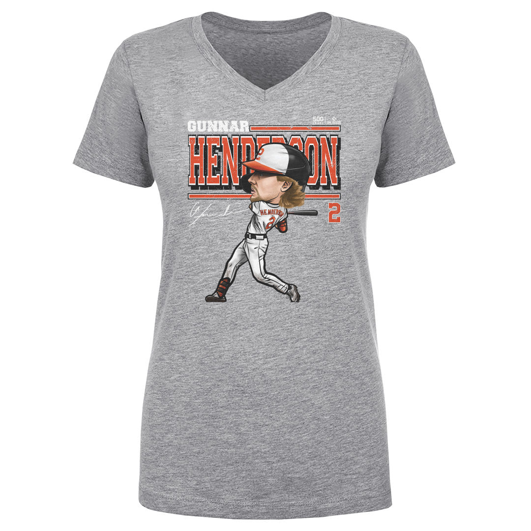 Gunnar Henderson Women's V-Neck T-Shirt | 500 LEVEL